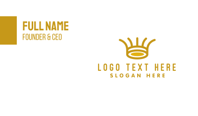 Tribal Crown Business Card Image Preview