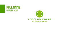 Eco Friendly Tennis Ball Business Card Image Preview