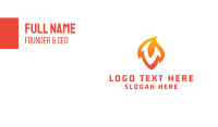 Fire Letter V Business Card Design Image Preview