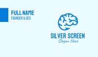 Blue Brain Hook Business Card Image Preview