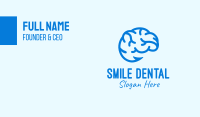 Blue Brain Hook Business Card Image Preview