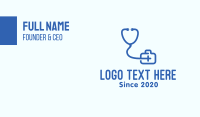 Medical Doctor Consultation Clinic Business Card Design