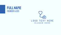 Medical Doctor Consultation Clinic Business Card Preview