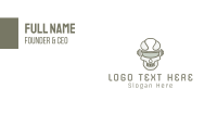 Cyborg Skull Eyewear Business Card Design