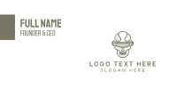 Cyborg Skull Eyewear Business Card Preview