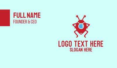 Bug Locator Business Card Image Preview