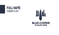 Blue Tie City Business Card Image Preview