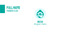 Eco Water Industry Business Card Image Preview