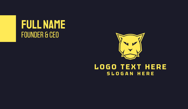 Animal Mascot Business Card Design Image Preview
