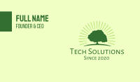 Green Bright Tree Business Card Image Preview