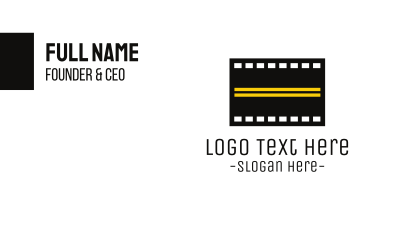 Road Film  Business Card