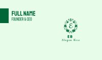Simple Leafy Vine Lettermark Business Card Image Preview