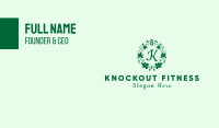 Simple Leafy Vine Lettermark Business Card Image Preview