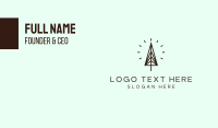 Minimalist Pine  Business Card Design