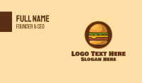 Burger Hamburger Business Card Image Preview