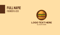 Burger Hamburger Business Card Preview