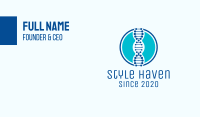 Blue DNA String Business Card Image Preview