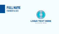 Blue DNA String Business Card Preview