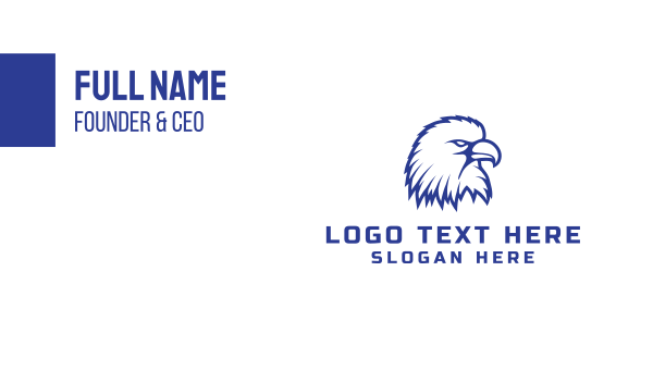 Angry Eagle Head Business Card Design Image Preview