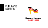 Abstract German Flag Business Card Image Preview