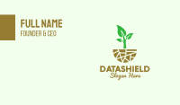 Natural Organic Gardening   Business Card Image Preview
