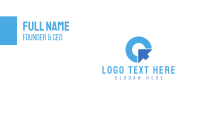 Quick Fold Q Business Card Image Preview