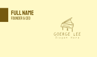 Grand Piano Business Card Image Preview