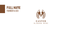 Brown Wings Skull Business Card Image Preview