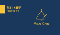 Golden Triangle Music Instrument Business Card Image Preview