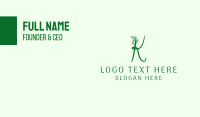 Natural Elegant Letter K Business Card Image Preview