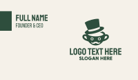 Coffee Cup Man Hat Business Card Image Preview