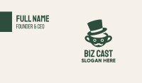 Coffee Cup Man Hat Business Card Image Preview