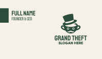 Coffee Cup Man Hat Business Card Image Preview