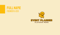 Cute Yellow Dog Business Card Design