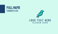 Simple Bird  Business Card Image Preview