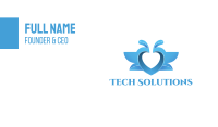 Blue Love Birds Business Card Image Preview