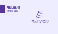 Abstract Blue Structure Business Card Image Preview