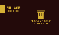 Law Piano Business Card Design