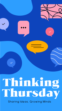 Thinking Thursday Blobs Facebook Story Image Preview