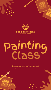 Quirky Painting Class YouTube short Image Preview