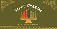 Kwanzaa Candles Facebook ad Image Preview