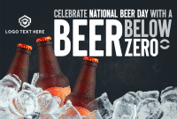 Below Zero Beer Pinterest Cover Design
