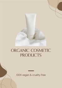 Organic Cosmetic Poster Image Preview