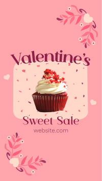 Valentines Cupcake Sale Instagram story Image Preview