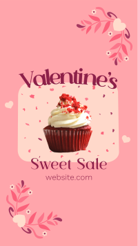 Valentines Cupcake Sale Instagram story Image Preview