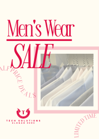 Men's Fashion Sale Flyer Design