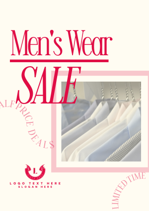 Men's Fashion Sale Flyer Image Preview