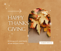 Thanksgiving Celebration Facebook post Image Preview