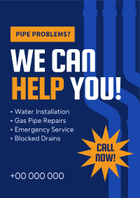 Pipes & Pliers Flyer Image Preview