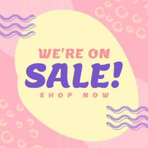 Minimalist Swirly and Dots Sale Instagram post Image Preview